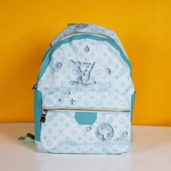 M22519 Discovery Premium Monogram Unisex Backpack With Dust Bag (Blue - 626)