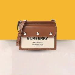 Horseferry Pocket Cross Body Bag With OG Box Dust Bag (Brown-205)