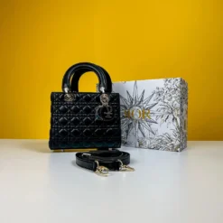 Dior Lady My ABC Elite Quality With OG Box & Dus Bag & Scarf WIth Star Charm (Black-291)