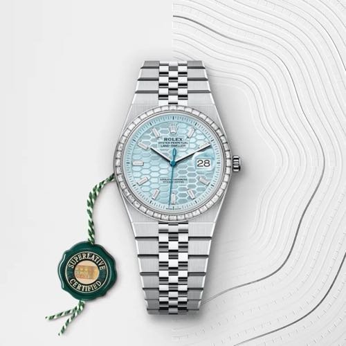 SEMI ETA Role_x Land Dweller Silver Blue Diamond Bezel