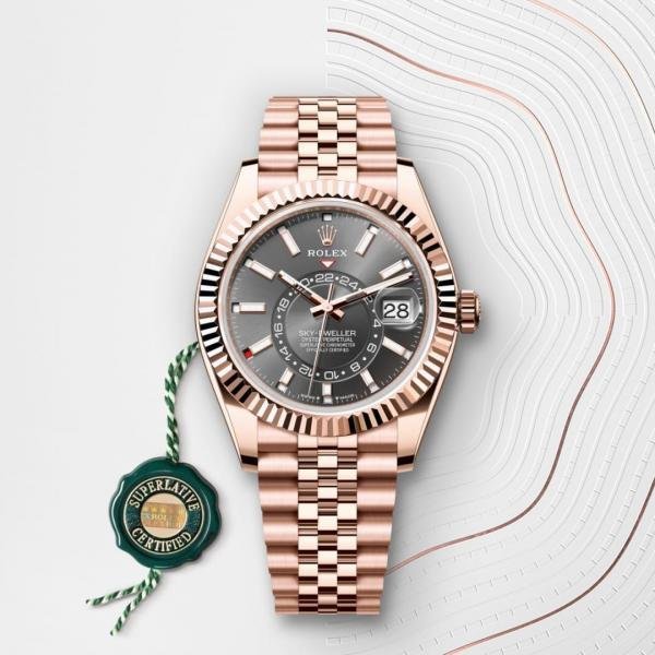 AAA Rolee_x Oyster Perpetual Sky Dweller Copper-Grey