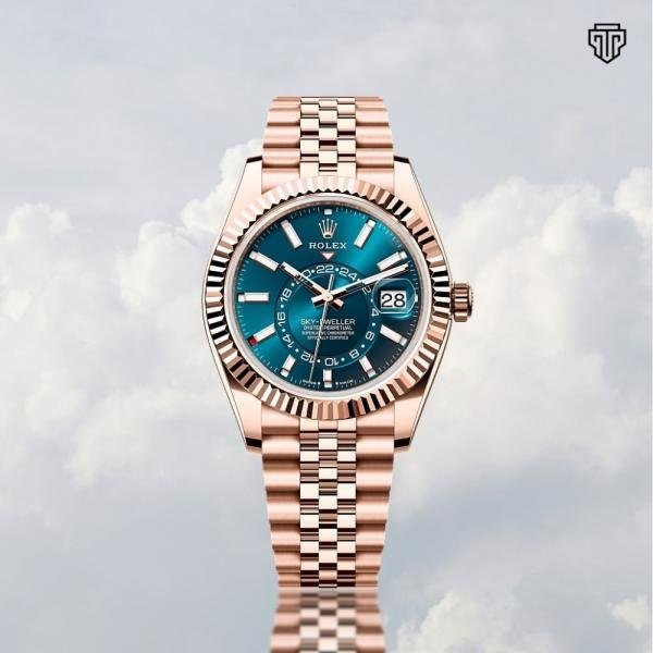 AAA Rolee_x Oyster Perpetual Sky Dweller Copper Blue