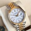 AAA Role_x Oyster perpetual Date just Automatic TT Gold WHITE