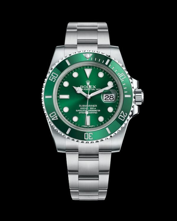 ZR ROLE_X SUBMARINER SILVER GREEN