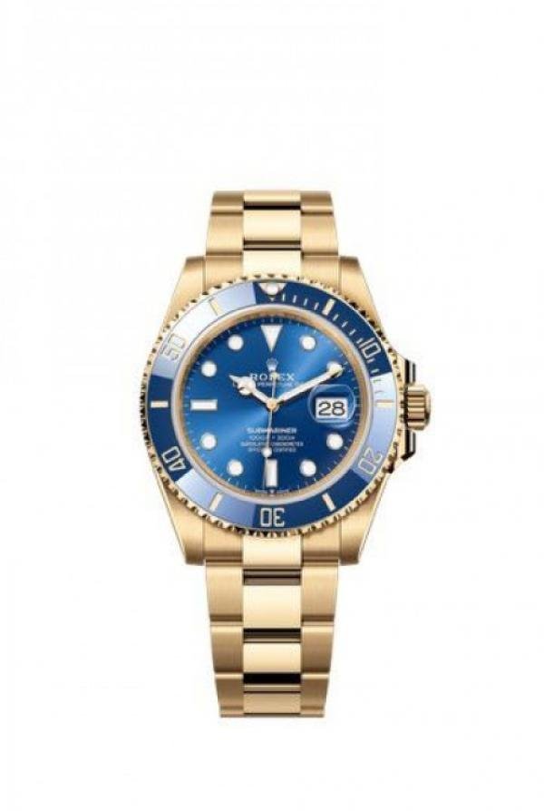 ZR ROLE_X SUBMARINER GOLD BLUE