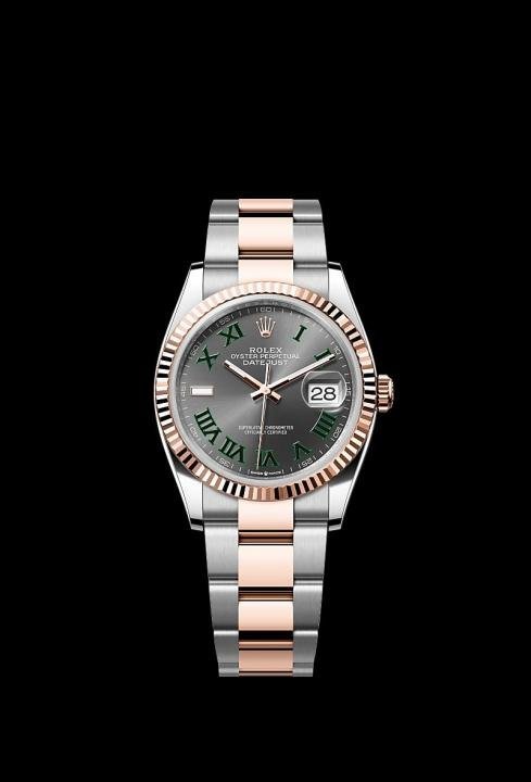 AAA Role_x Oyster perpetual Date just Automatic TT ROSE OYSTER