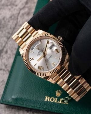 AAA ROLE_X DAY DATE GOLD WHITE AUTOMATIC HEAVY