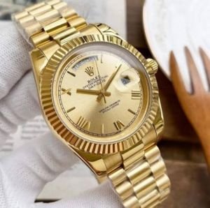 AAA ROLE_X DAY DATE GOLD GOLD AUTOMATIC HEAVY